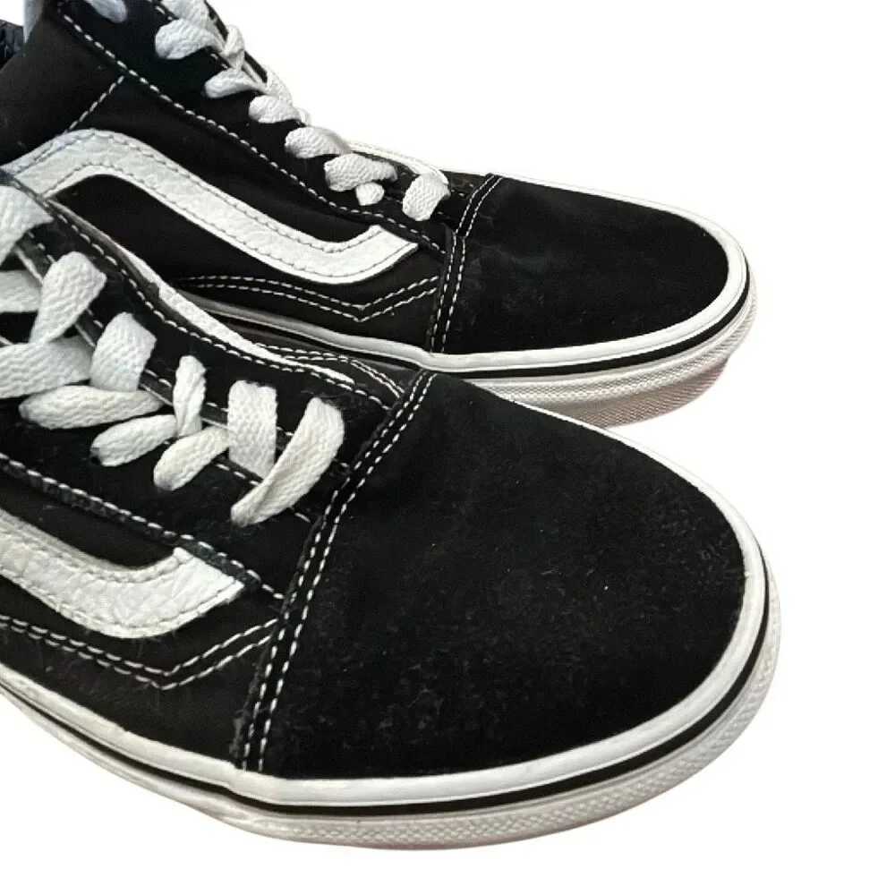 Vans Old Skool Black/White Skate Sneakers – Men’s 5.5 / Women’s 7